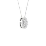 Ruvari Ishira Luxe – Oval-Cut Diamond Pendant for a Graceful Statement.
