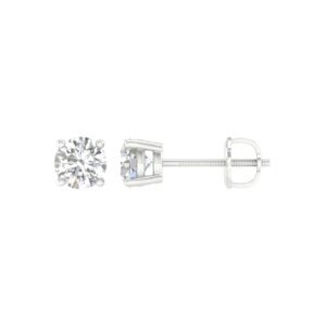 Ruvari Neyara Essence – Round-Cut Diamond Studs That Shine with Perfection.