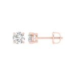 Ruvari Neyara Essence – Round-Cut Diamond Studs That Shine with Perfection.