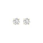 Ruvari Neyara Essence – Round-Cut Diamond Studs That Shine with Perfection.