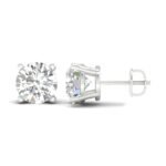 Ruvari Samaira Glow – Oval-Cut Diamond Studs with a Captivating Sparkle.