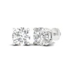Ruvari Samaira Glow – Oval-Cut Diamond Studs with a Captivating Sparkle.
