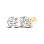 Ruvari Samaira Glow – Oval-Cut Diamond Studs with a Captivating Sparkle.