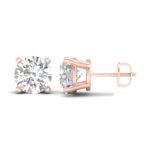 Ruvari Samaira Glow – Oval-Cut Diamond Studs with a Captivating Sparkle.