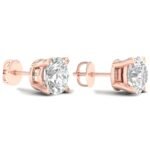 Ruvari Samaira Glow – Oval-Cut Diamond Studs with a Captivating Sparkle.