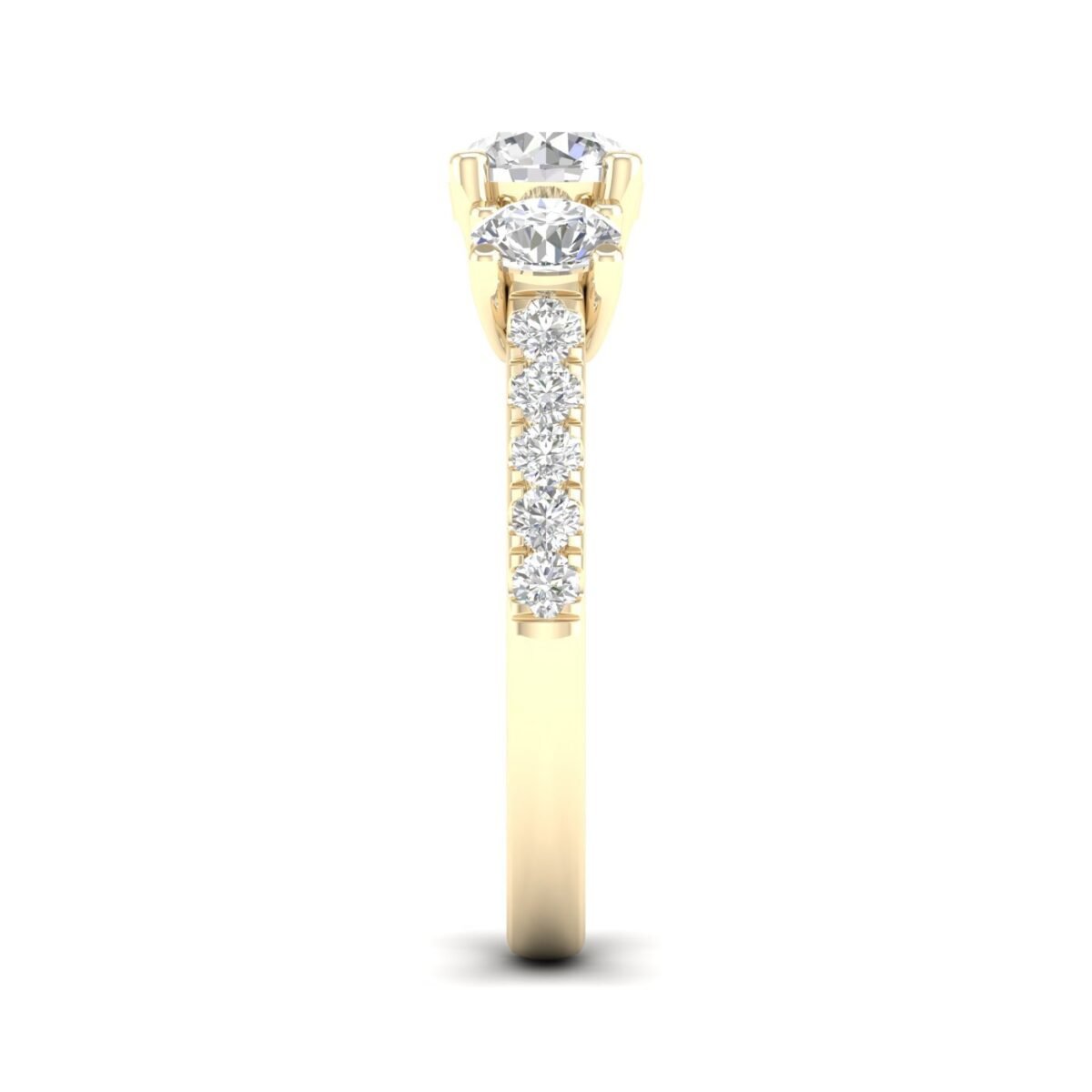 Preksha– Sparkling Pavé Diamond Band for Everyday Elegance.