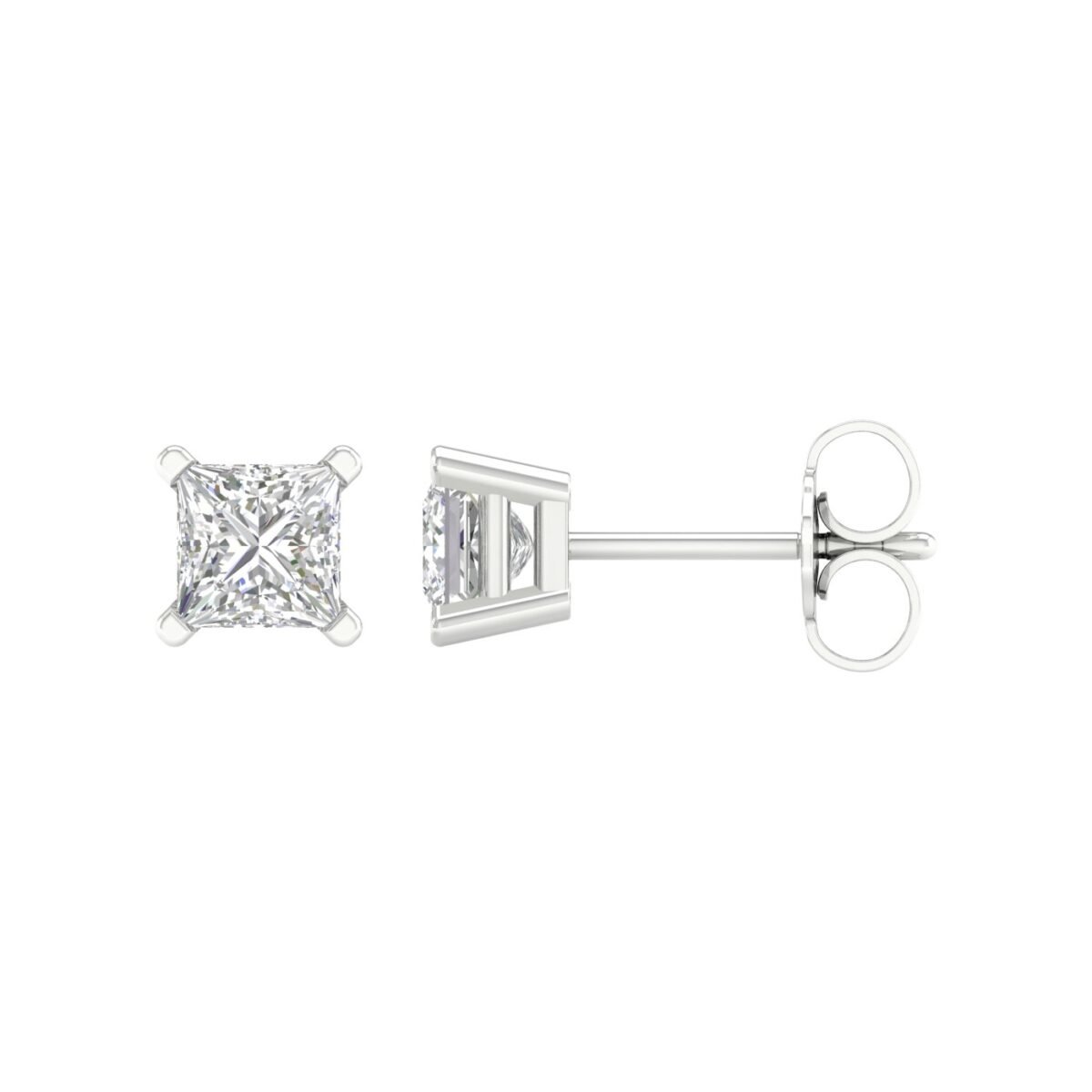 Ruvari Varenya Elite – Lustrous Diamond Stud Earrings for Everyday Luxury.