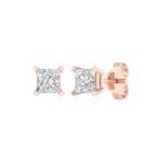 Ruvari Varenya Elite – Lustrous Diamond Stud Earrings for Everyday Luxury.