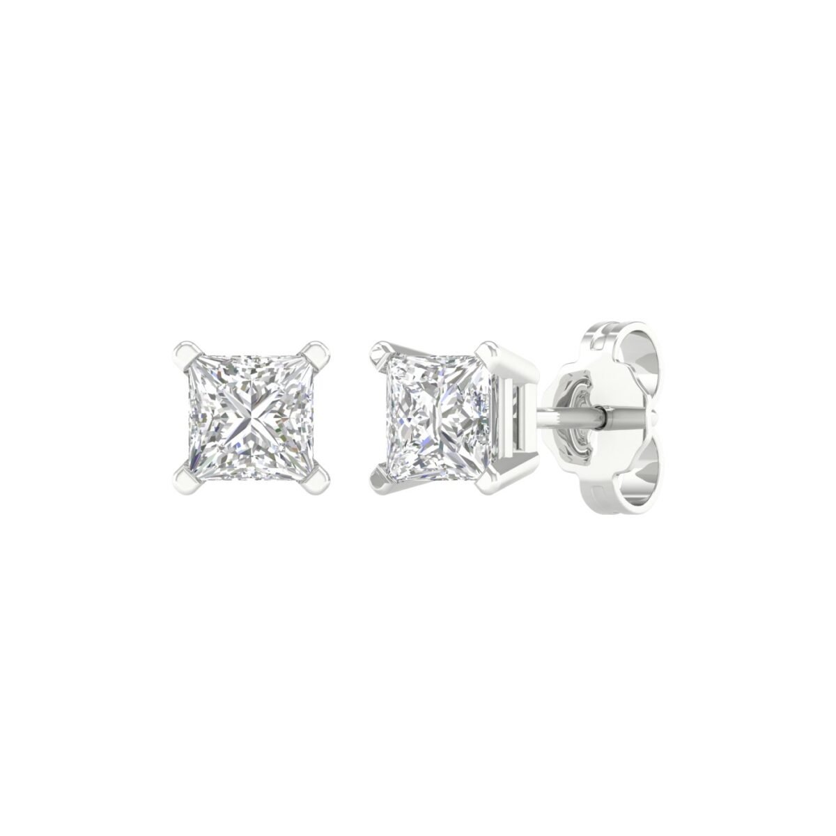 Ruvari Varenya Elite – Lustrous Diamond Stud Earrings for Everyday Luxury.