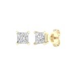 Ruvari Varenya Elite – Lustrous Diamond Stud Earrings for Everyday Luxury.