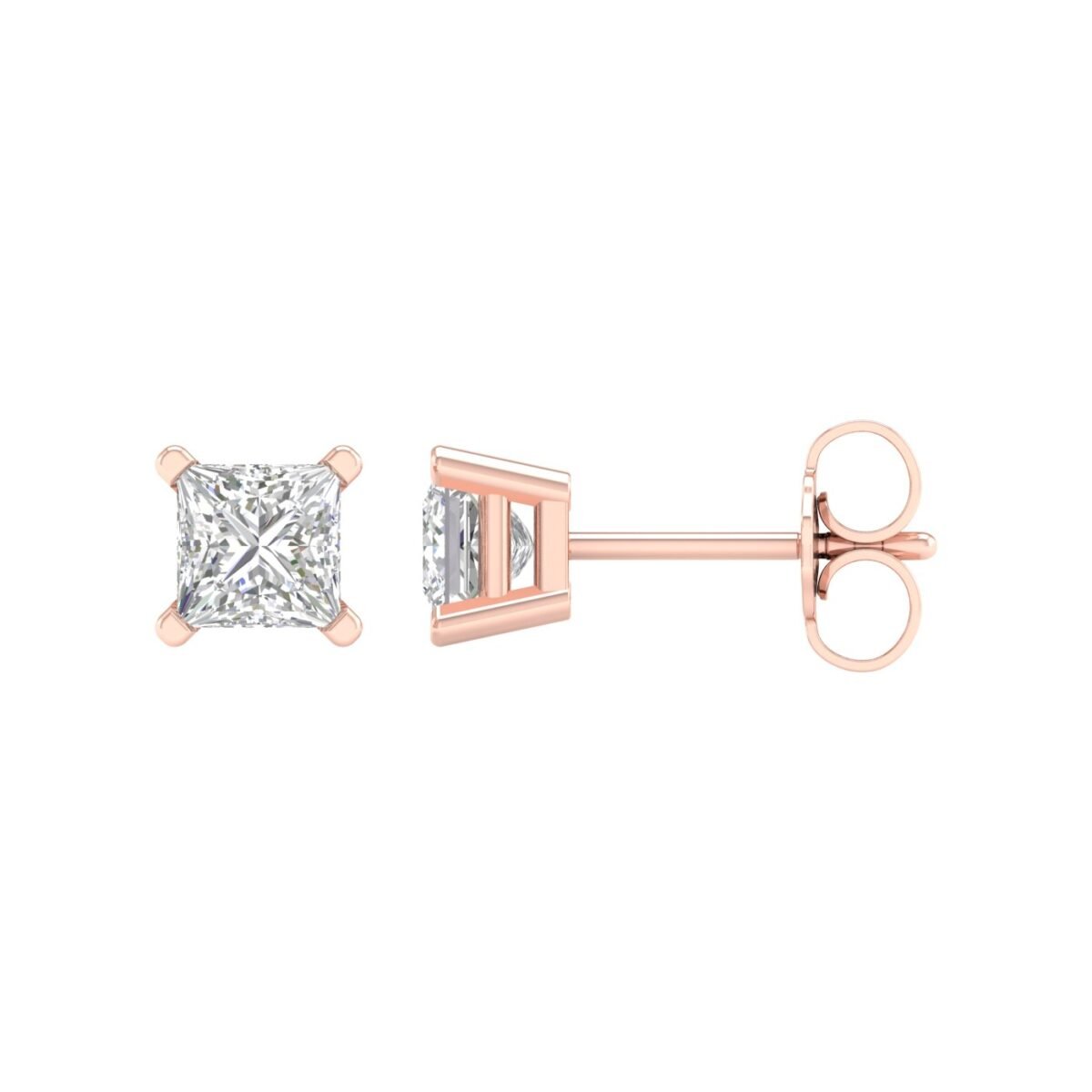 Ruvari Varenya Elite – Lustrous Diamond Stud Earrings for Everyday Luxury.