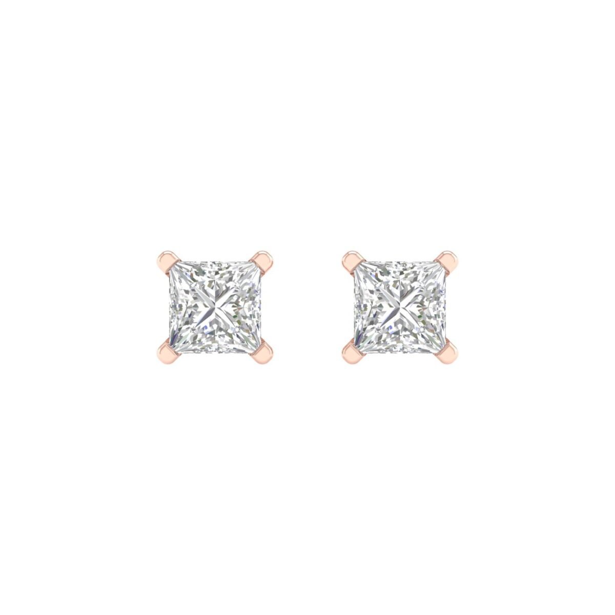 Ruvari Varenya Elite – Lustrous Diamond Stud Earrings for Everyday Luxury.