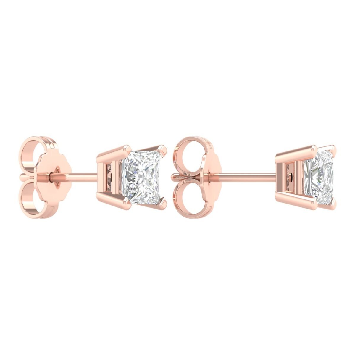 Ruvari Varenya Elite – Lustrous Diamond Stud Earrings for Everyday Luxury.