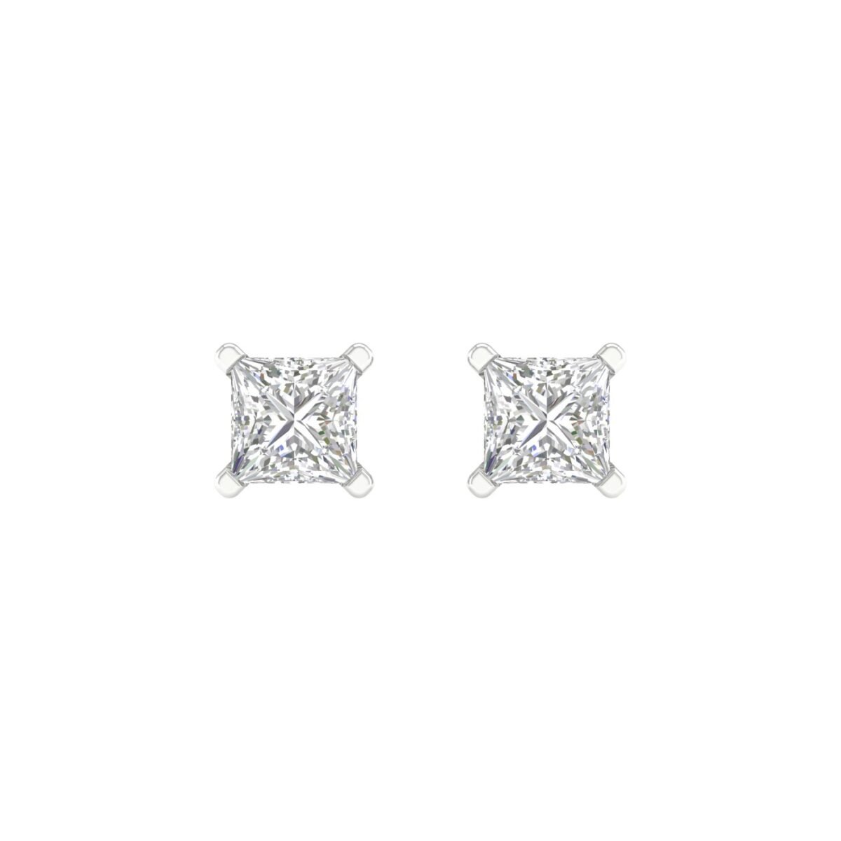 Ruvari Varenya Elite – Lustrous Diamond Stud Earrings for Everyday Luxury.