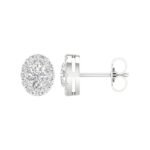 Ruvari Vasundhara Vilas – Oval Stud Earrings for a Elegant Glow.