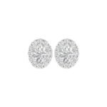Ruvari Vasundhara Vilas – Oval Stud Earrings for a Elegant Glow.
