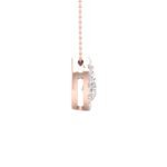 Mahima – Pear-Cut Diamond Pendant with a Radiant Center.